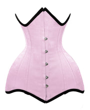 Load image into Gallery viewer, Heavy Duty 26 Double Steel Boned Waist Training Cotton Underbust Shaper Corset #8715-BT-TC