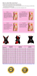 Heavy Duty 26 Double Steel Boned Waist Training Faux Leather Overbust Shaper Corset #8718-FL