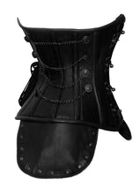 Load image into Gallery viewer, Heavy Duty 26 Double Steel Boned Waist Training Leather Underbust Shaper Corset #8722-LE