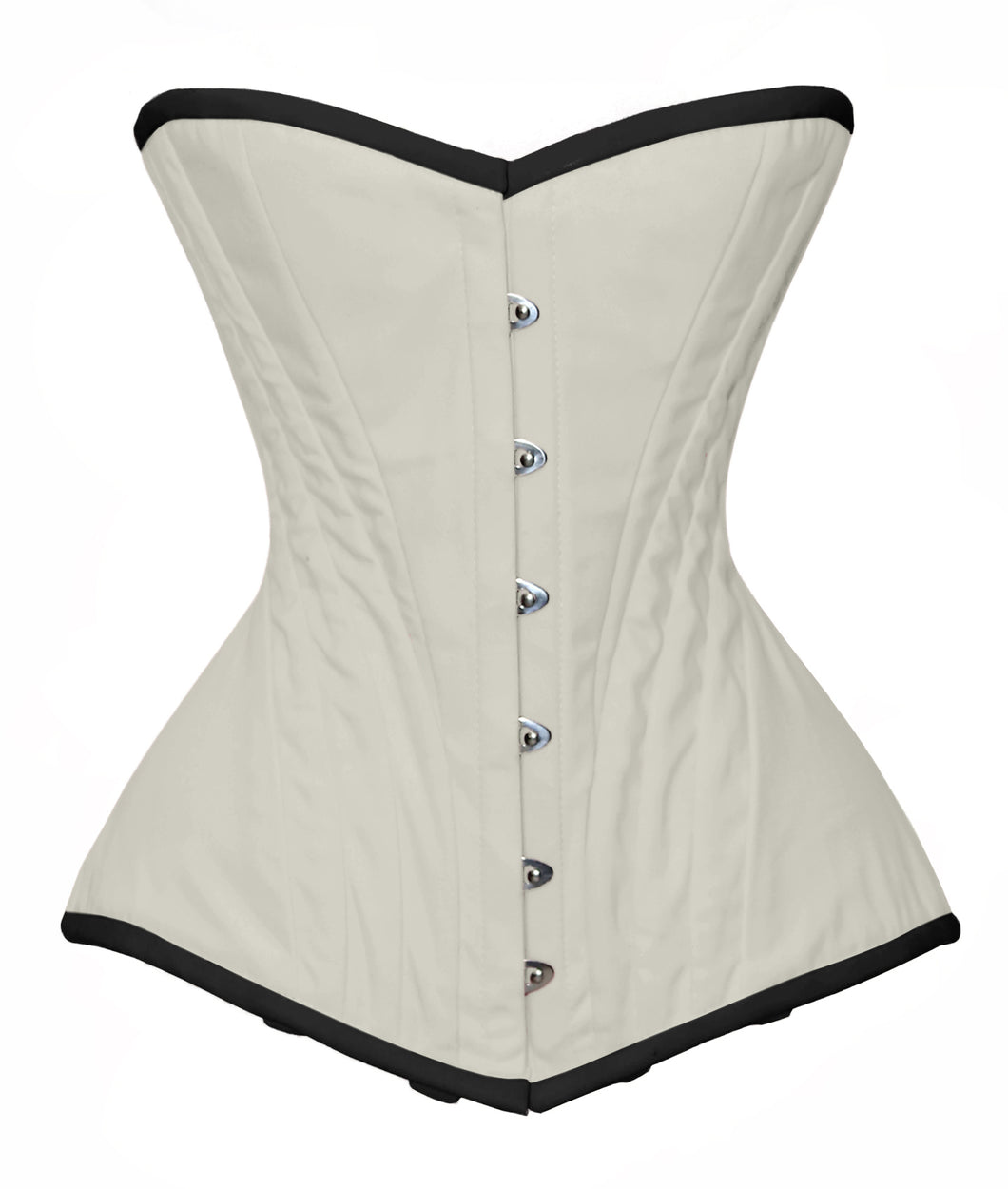 Heavy Duty 26 Double Steel Boned Waist Training Satin Overbust Tight Shaper Corset #8728-BT-SA