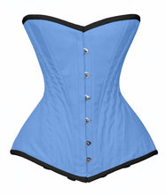 Load image into Gallery viewer, Heavy Duty 26 Double Steel Boned Waist Training Satin Overbust Tight Shaper Corset #8728-BT-SA