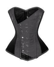 Load image into Gallery viewer, Heavy Duty 26 Double Steel Boned Waist Training Genuine Leather Overbust Tight Shaper Corset 8731-LE