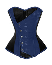 Load image into Gallery viewer, Heavy Duty 26 Double Steel Boned Waist Training Genuine Leather Overbust Tight Shaper Corset 8731-LE