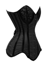 Load image into Gallery viewer, Heavy Duty 26 Double Steel Boned Waist Training Cotton Overbust Tight Shaper Corset #8732-B-TC