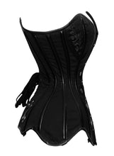 Load image into Gallery viewer, Heavy Duty 26 Double Steel Boned Waist Training Cotton Overbust Tight Shaper Corset #8732-B-TC