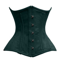 Load image into Gallery viewer, Heavy Duty 26 Double Steel Boned Waist Training Cotton Underbust Tight Shaper Corset #8801-TC