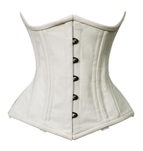 Load image into Gallery viewer, Heavy Duty 26 Double Steel Boned Waist Training Cotton Underbust Tight Shaper Corset #8801-TC