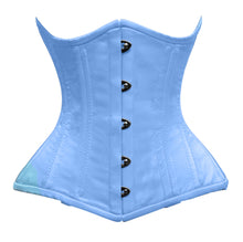 Load image into Gallery viewer, Heavy Duty 26 Double Steel Boned Waist Training Satin Underbust Tight Shaper Corset #8801-OT-SA