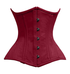 Heavy Duty 26 Double Steel Boned Waist Training Cotton Underbust Tight Shaper Corset #8801-TC