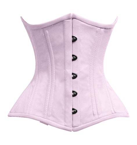 Heavy Duty 26 Double Steel Boned Waist Training Cotton Underbust Tight Shaper Corset #8801-TC