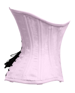 Heavy Duty 26 Double Steel Boned Waist Training Cotton Underbust Tight Shaper Corset #8801-TC