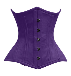 Heavy Duty 26 Double Steel Boned Waist Training Cotton Underbust Tight Shaper Corset #8801-TC