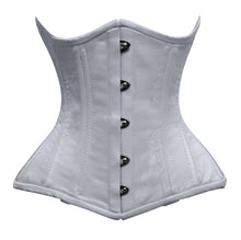 Load image into Gallery viewer, Heavy Duty 26 Double Steel Boned Waist Training Satin Underbust Tight Shaper Corset #8801-OT-SA