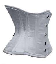 Load image into Gallery viewer, Heavy Duty 26 Double Steel Boned Waist Training Satin Underbust Tight Shaper Corset #8801-OT-SA