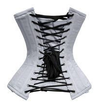 Load image into Gallery viewer, Heavy Duty 26 Double Steel Boned Waist Training Satin Underbust Tight Shaper Corset #8801-OT-SA