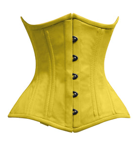 Heavy Duty 26 Double Steel Boned Waist Training Cotton Underbust Tight Shaper Corset #8801-TC