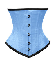 Load image into Gallery viewer, Heavy Duty 26 Double Steel Boned Waist Training Satin Underbust Tight Shaper Corset #8802-BT-SA