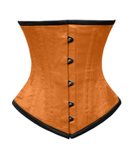 Load image into Gallery viewer, Heavy Duty 26 Double Steel Boned Waist Training Satin Underbust Tight Shaper Corset #8802-BT-SA