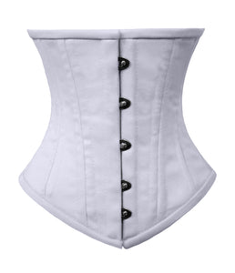 Heavy Duty 26 Double Steel Boned Waist Training Cotton Underbust Tight Shaper Corset #8802-TC