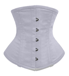 Heavy Duty 26 Double Steel Boned Waist Training Cotton Underbust Tight Shaper Corset #8803-TC