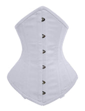 Load image into Gallery viewer, Heavy Duty 26 Double Steel Boned Waist Training Cotton Underbust Tight Shaper Corset #8805-TC