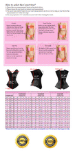 Load image into Gallery viewer, Heavy Duty 26 Double Steel Boned Waist Training COTTON Overbust Tight Shaper Corset #8837-TC