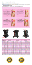 Load image into Gallery viewer, Heavy Duty 26 Double Steel Boned Waist Training Satin Overbust Tight Shaper Corset #8851-BT-SA