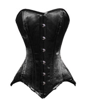 Load image into Gallery viewer, Heavy Duty 26 Double Steel Boned Waist Training Satin Overbust Tight Shaper Corset #8851-OT-SA