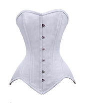 Load image into Gallery viewer, Heavy Duty 26 Double Steel Boned Waist Training Cotton Overbust Tight Shaper Corset #8851-TC