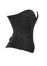 Load image into Gallery viewer, Heavy Duty 26 Double Steel Boned Waist Training Satin Overbust Tight Shaper Corset #8938-OT-SA