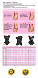 Heavy Duty 26 Double Steel Boned Waist Training Brocade Overbust Tight Shaper Corset #8951-BRO