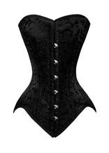 Load image into Gallery viewer, Heavy Duty 26 Double Steel Boned Waist Training Brocade Overbust Tight Shaper Corset #8951-BRO