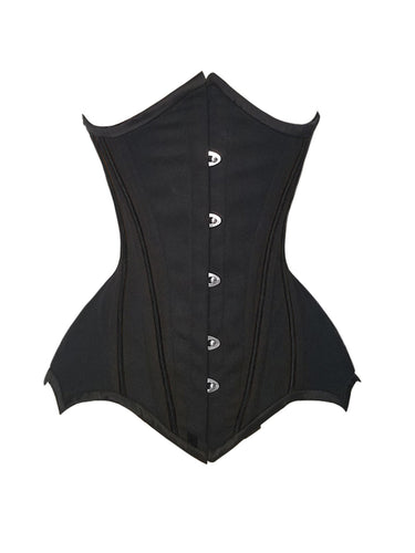 Luvsecretlingerie Heavy Duty 26 Double Steel Boned Waist Training Cotton Underbust Tight Shaper Corset #8960-B-TC