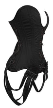 Load image into Gallery viewer, Heavy Duty 26 Double Steel Boned Waist Training Satin Overbust Tight Shaper Corset #8962-MC-SA