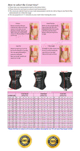 Load image into Gallery viewer, Heavy Duty 24 Double Steel Boned Waist Training Leather Overbust Tight Shaper Corset #9099-LE