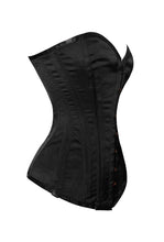 Load image into Gallery viewer, 26 Double Steel Boned Waist Training Satin Long Overbust Wider Hips Shaper Corset #9937-OT-SA