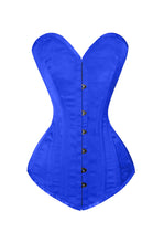 Load image into Gallery viewer, 26 Double Steel Boned Waist Training Satin Long Overbust Wider Hips Shaper Corset #9937-OT-SA