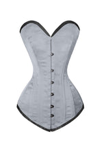 Load image into Gallery viewer, 26 Double Steel Boned Waist Training Satin Long Overbust Wider Hips Shaper Corset #9937-BT-SA