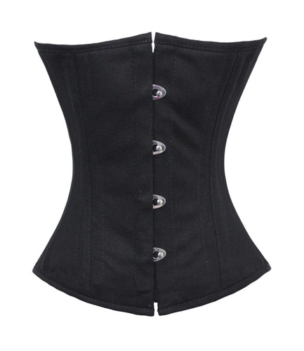 Heavy Duty 26 Double Steel Boned Waist Training Cotton Underbust Corset #9965-TC