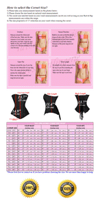 Heavy Duty 26 Double Steel Boned Waist Training Satin Overbust Tight Shaper Corset #9974-BT-DB-SA