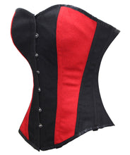 Load image into Gallery viewer, Heavy Duty 26 Double Steel Boned Waist Training Wool Overbust Tight Shaper Corset #9974-WOOL