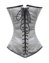 Load image into Gallery viewer, Heavy Duty 24 Double Steel Boned Waist Training Satin Underbust Tight Shaper Corset #8521-BT-SA