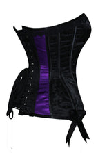 Load image into Gallery viewer, Heavy Duty 26 Double Steel Boned Waist Training Satin Overbust Tight Shaper Corset #CST1-D-SA