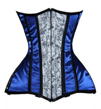 Load image into Gallery viewer, Heavy Duty 26 Double Steel Boned Waist Training Satin Overbust  Tight Shaper Corset #CST2-SA