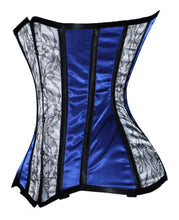 Load image into Gallery viewer, Heavy Duty 26 Double Steel Boned Waist Training Satin Overbust  Tight Shaper Corset #CST2-SA