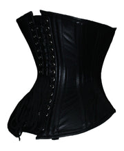Load image into Gallery viewer, Heavy Duty 26 Double Steel Boned Waist Training Leather Underbust Tight Shaper Corset #MCC19-MC-LE