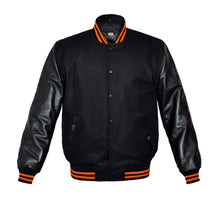 Load image into Gallery viewer, Original American Varsity Real Leather Letterman College Baseball Men Wool Jackets #BSL-ORSTR-BB