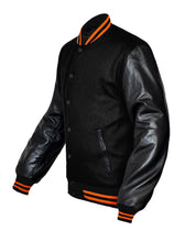 Load image into Gallery viewer, Original American Varsity Real Leather Letterman College Baseball Kid Wool Jackets #BSL-ORSTR-BB-Bband