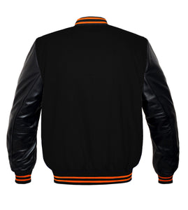 Original American Varsity Real Leather Letterman College Baseball Kid Wool Jackets #BSL-ORSTR-BB-Bband