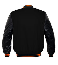 Load image into Gallery viewer, Original American Varsity Real Leather Letterman College Baseball Men Wool Jackets #BSL-ORSTR-OB-Bband
